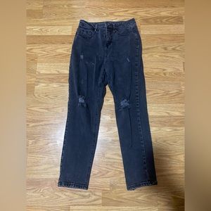 Wild Fable black ripped mom jeans